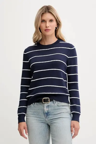 Svetr United Colors of Benetton dámský, tmavomodrá barva, 104ME10EB