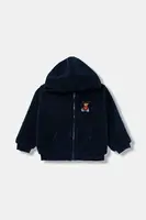 Dětská mikina Guess tmavomodrá barva, s kapucí, hladká, H5BT01 WGSO0