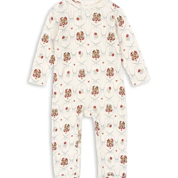 Dětský bavlněný overal Konges Sløjd MINNIE ONESIE GOTS KS103921