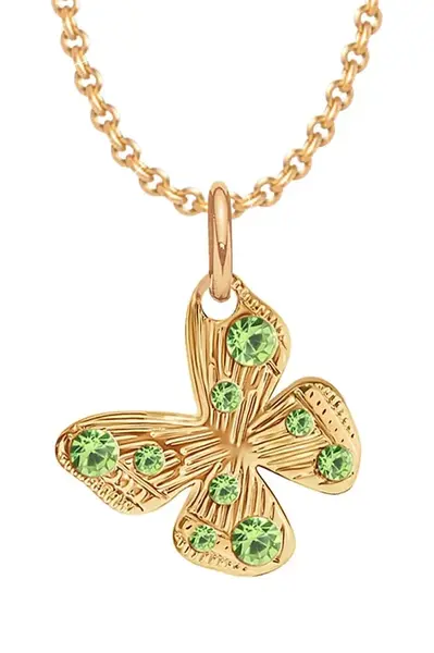 Pozlacený náhrdelník Lilou Papillon A03/MARKET/ANS/233