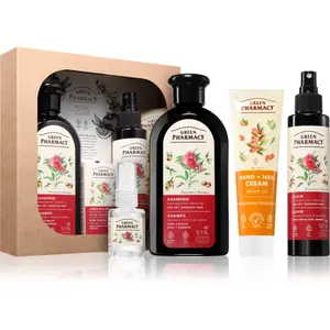 Green Pharmacy Argan Oil & Pomegranate Set dárková sada pro extrémně suché vlasy