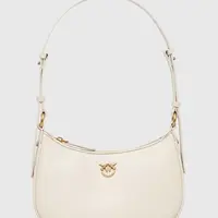 Kožená kabelka Pinko bílá barva, 102790.A0F1