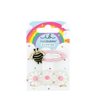 Invisibobble Sponka do vlasů Snap Clip Kids Happy Spring Bee 2 ks