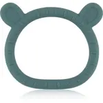 Petite&Mars Silicone teether Teddy kousátko pro děti od narození Misty Green 1 ks