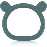 Petite&Mars Silicone teether Teddy kousátko pro děti od narození Misty Green 1 ks