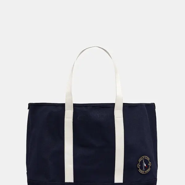 Taška Tommy Hilfiger tmavomodrá barva, AM0AM13557