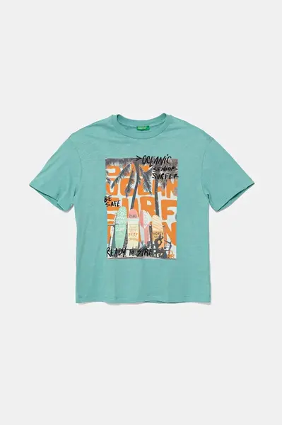 Dětské bavlněné tričko United Colors of Benetton