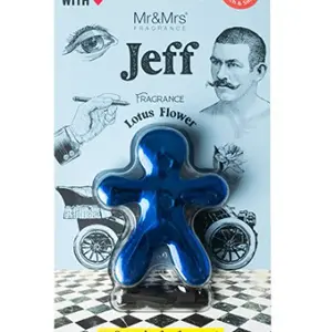 Mr&Mrs Fragrance Jeff Chrome Lotus Flowers - vůně do auta