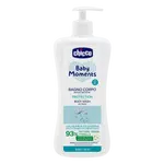 CHICCO Baby Moments Protection Šampon na tělo s dávkovačem, 93% přírodních složek 750 ml