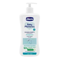 CHICCO Baby Moments Protection Šampon na tělo s dávkovačem, 93% přírodních složek 750 ml