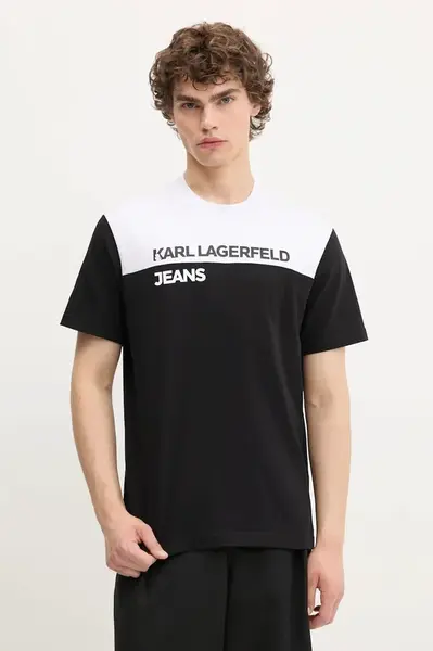 Bavlněné tričko Karl Lagerfeld Jeans
