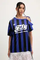 Polo tričko adidas Originals Jersey dámské, modrá barva, KD2278