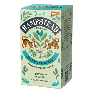 Hampstead Tea BIO Zelený čaj s mátou a lékořicí 20x2 g