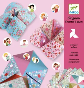 Origami skládačka nebe peklo ráj - dívčí