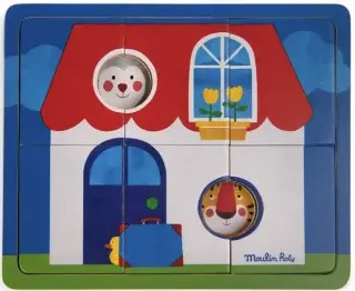 Třívrstvé puzzle Les Popipop