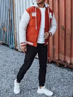 Pánska červená zimná bunda Dstreet