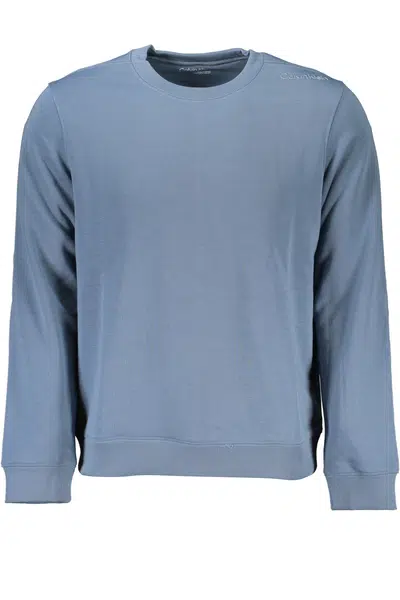 CALVIN KLEIN MEN'S BLUE ZIPLESS SWEATSHIRT