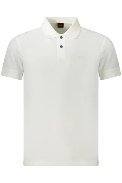 BOSS POLO SHORT SLEEVE MEN WHITE