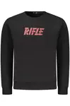 Čierna mikina RIFLE bez zipsu