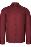 G985 DEWBERRY MEN'S SHIRT-BURGUNDY