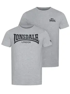 Lonsdale Men's t-shirt regular fit double pack