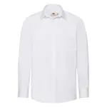 FRUIT OF THE LOOM F13•LONG SLEEVE POPLIN SHIRT