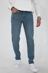 23648 Dewberry Regular Fit Stretchy Hlt Denim Mens Jeans-BLUE