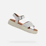 White women's sandals Geox Camalei - Women's