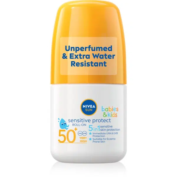 NIVEA SUN Sensitiv dětské mléko na opalování roll-on SPF 50+ 50 ml