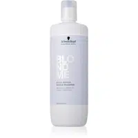 Schwarzkopf Professional Blondme Bond Repair Purple Shampoo fialový šampon pro blond vlasy 1000 ml