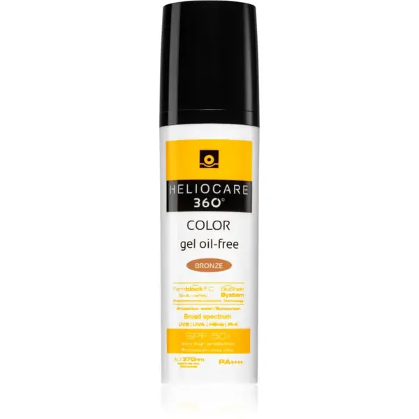 Heliocare 360° Color Gel Oil-Free tónující ochranný gel SPF 50+ odstín Bronze 50 ml
