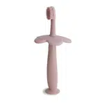 Mushie Learning Toothbrush zubní kartáček Flower Blush 1 ks