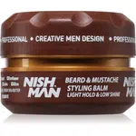Nish Man Beard & Mustache vosk na vousy 100 ml
