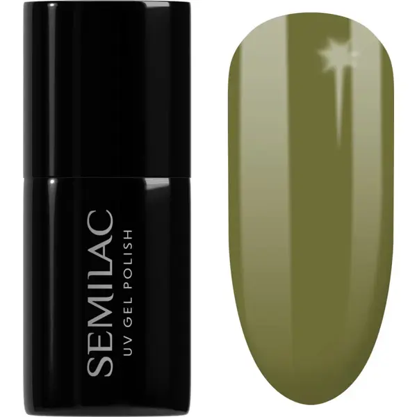 Semilac UV Hybrid WellBeing gelový lak na nehty s použitím UV/LED lampy odstín 659 Matcha Latte 7 ml