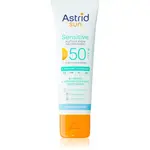 Astrid Sun Sensitive pleťový krém na opalování SPF 50+ voděodolný 50 ml