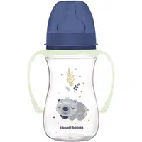 Canpol babies EasyStart Sleepy Koala 240 ml kojenecká láhev 3 m+ Blue 240 ml