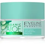 Eveline Cosmetics Organic Aloe+Collagen zmatňující pleťový gel 50 ml