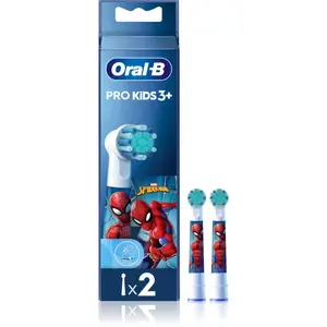 Oral-B PRO Kids 3+ náhradní hlavice pro zubní kartáček pro děti Spiderman 2 ks