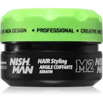 Nish Man M2 stylingový vosk pro krátké vlasy s keratinem 100 ml