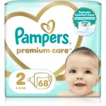 Pampers Premium Care Size 2 jednorázové pleny 4-8 kg 68 ks
