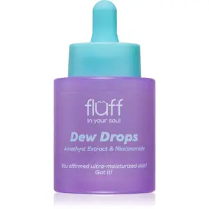 Fluff Dew Drops hydratační sérum s niacinamidem Amethyst Extract 30 ml