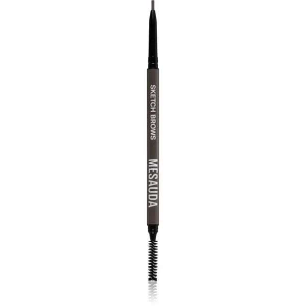Mesauda Sketch Brows automatická tužka na obočí s kartáčkem odstín 102 Brunette 0.09 g