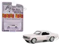 1967 Ford Mustang Coupe "She Country Special - Bill Goodro Ford Denver Colorado" Bermuda Sand "Hobby Exclusive" Series 1/64 Diecast Model Car by Gree