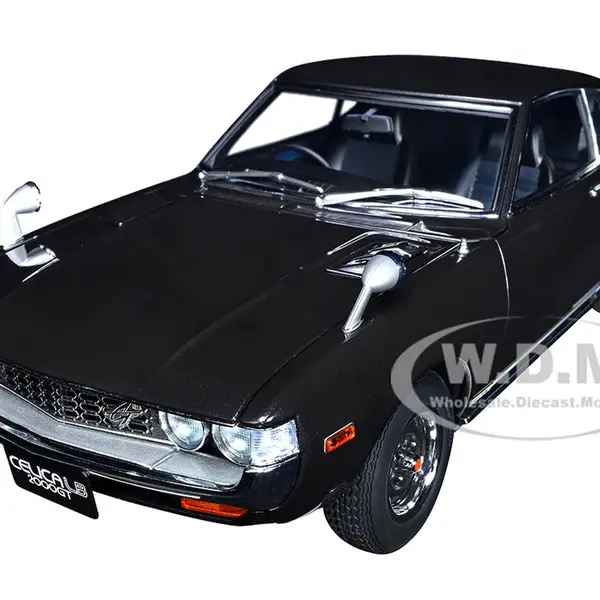 1973 Toyota Celica Liftback 2000GT (RA25) RHD (Right Hand Drive) Dark Purple Metallic 1/18 Model Car by Autoart