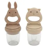 Cumlík na podávanie ovocia Konges Sløjd 2-pak SILICONE FRUIT FEEDING PACIFIER