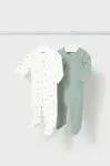 Bavlnené dupačky pre bábätká Mayoral Newborn 2-pak