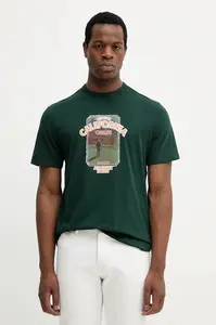 Bavlněné tričko Guess PANORAMA