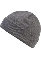 Short cuffed knitted hat h.Gray