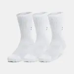 Unisexové ponožky Under Armour Unisex UA TC 3pk Crew-WHT - unisex