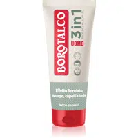 Borotalco MEN 3 in 1 sprchový gél pre mužov na tvár, telo a vlasy vône Musk 200 ml